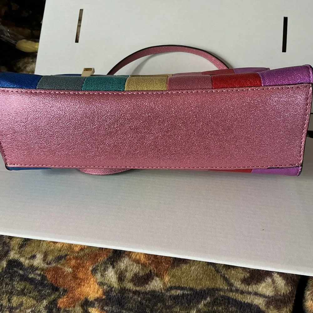 🌈 ALDO Rainbow Metallic Crossbody Bag - Picture 10 of 10